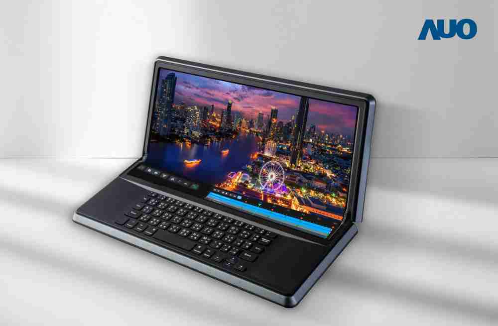 森林舞会14.6吋Micro LED折迭显示屏幕，，，，搭配半径4mm的弯折绞炼，，以及高画素、、、高亮度、、、高对比度的显示技术特点，，，即便在大视角下仍保有绝佳色相与亮度