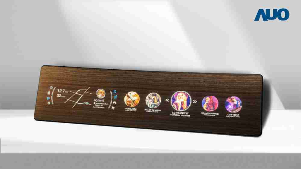 森林舞会研发全球最高穿透度达80%的AmLED木纹显示器，，可于使用时呈现高亮度、、、、清晰可见的信息，，并在不使用时回归为单纯的饰板，，节能兼具美观