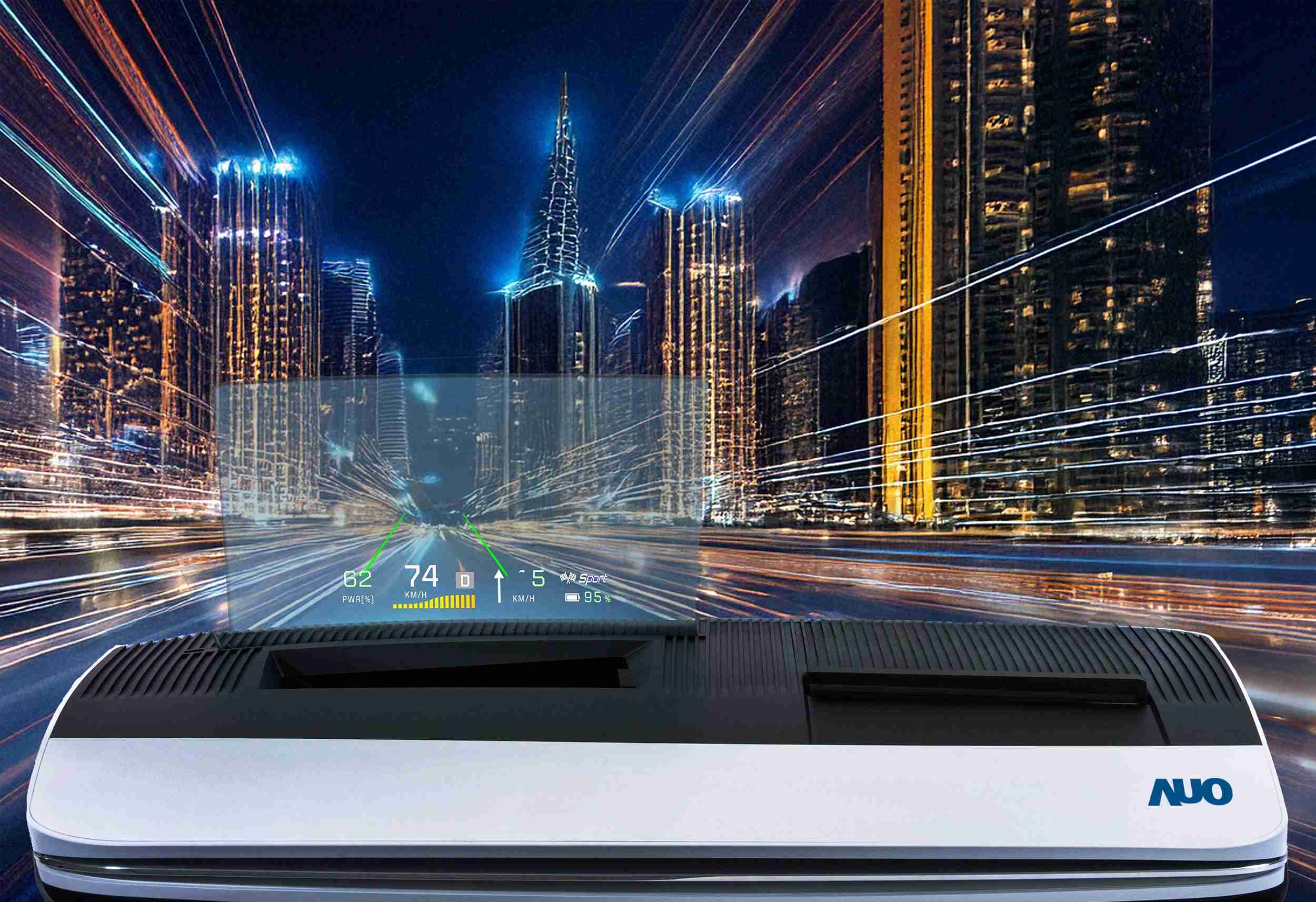 森林舞会推出13吋Micro LED抬头显示器，，提供高入眼亮度、、高色彩饱和度的显示质量，，在阳光下或黑暗中都清晰可见，，并利用Micro LED模块体积小的优势，，，，解决车用空间有限的痛点