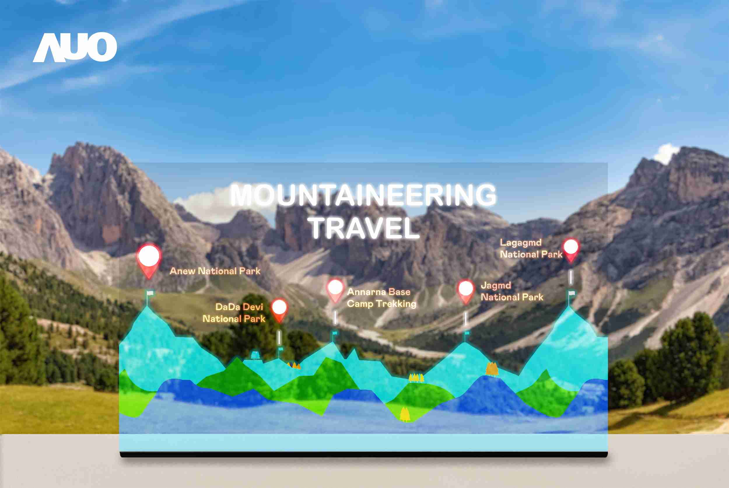 森林舞会展示全球单片尺寸最大(*)42吋透明Micro LED显示器拼接而成的〝64吋透明Micro LED显示器〞，，，具备高透明度、、1,000 nits高亮度、、、广色域、、、采用三边无边框的无缝拼接等多重特色，，，，呈现超高清、、、细腻画质而不遮挡后方视觉，，满足层峰需求，，可广泛运用于零售、、、、艺术展览或商业空间等场域